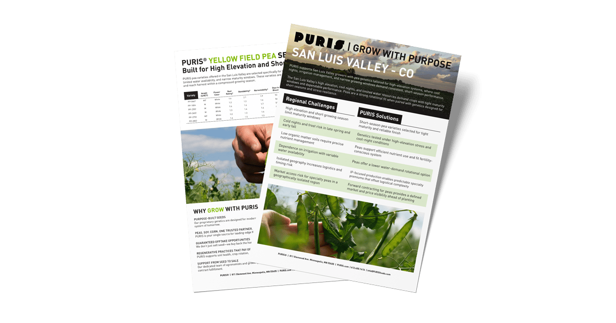 San Luis Valley Sell Sheet